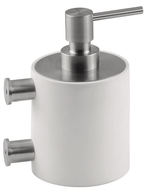 Zeepdispenser PIET BOON PB503 Mat RVS/Wit Corian