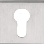 Cilinderplaatje SQUARE LSQBY50B Mat RVS