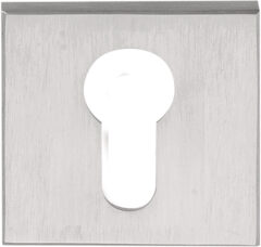 Cilinderplaatje SQUARE LSQBY50B Mat RVS