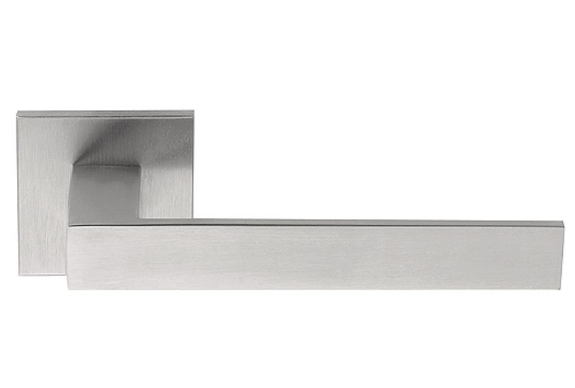 Deurkruk SQUARE LSQII-G op rozet Mat RVS