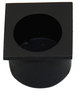 Schuifdeurkom SQUARE LSQ27 Mat Zwart