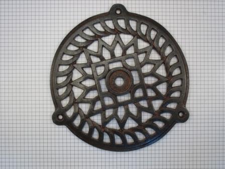 Rooster, ijzer geroest 180 mm