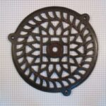 Rooster, ijzer geroest 200 mm