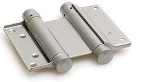 Bommer scharnier dubbelwerkend 100 mm zilvergrijs