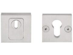 SQUARE LSQVEIL-C-KT SKG3 Veiligheid-rozet vierkant + kerntrekbeveiliging Mat RVS