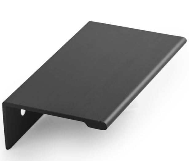 Hoekgreep Aluminium Zwart 43 mm