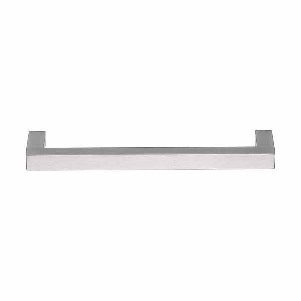Meubelgreep Square LSQ80-128 Mat RVS 128 mm