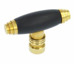 Meubelknop Timeless 1934M Messing Ongelakt/ebbenhout