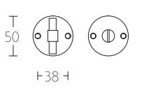 Toiletgarnituur PIET BOON PBWC50 mat wit - Afbeelding 2