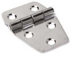 Klepscharnier RVS Gepolijst Vaste Pen 40x42 mm