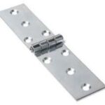 Klepscharnier blank verzinkt 20x80 mm