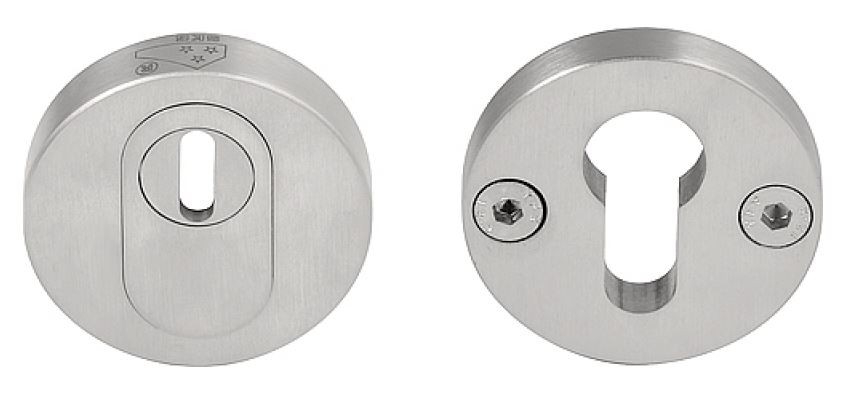 Piet Boon SKG3 Veiligheid-rozet + kerntrekbeveiliging mat RVS