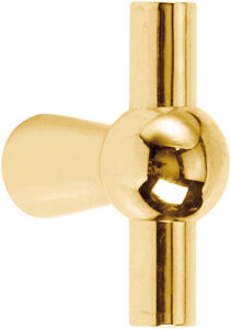 Meubelknop Timeless 1910M Messing Ongelakt 45 mm