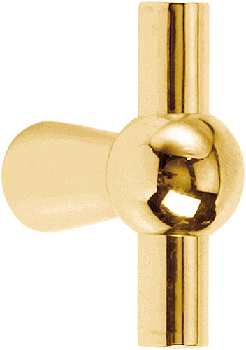 Meubelknop Timeless 1910M Messing Ongelakt 45 mm