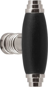 Meubelknop Timeless 1934M Glans Nikkel/ebbenhout