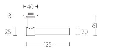 Deurklink op schild sleutelgat PIET BOON PBL20XLP236N mat wit - Afbeelding 2
