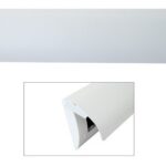 Binnenbriefplaat Luxe Structuur Wit (RAL 9003)