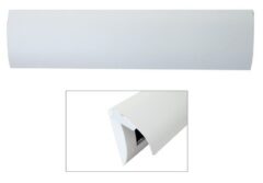 Binnenbriefplaat Luxe Structuur Wit (RAL 9003)