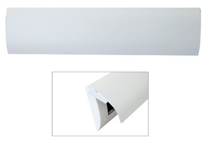 Binnenbriefplaat Luxe Structuur Wit (RAL 9003)