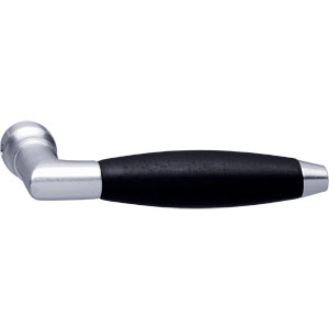 Intersteel enkele deurklink Marloes chroom mat/ebbenhout