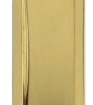 Schuifdeurkom 120x40mm messing gelakt