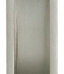 Schuifdeurkom 120x40mm nikkel mat