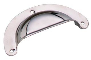 Schelpgreep 73x33mm vernikkeld