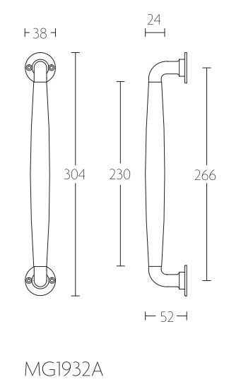 Deurgreep TIMELESS MG1932A mat nikkel/ebbenhout - Afbeelding 2