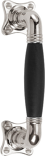 Deurgreep Timeless MG1934C Glans Nikkel/Ebbenhout