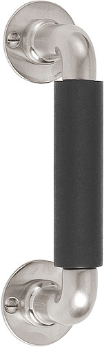 Deurgreep Timeless MG1923B Mat Nikkel/Ebbenhout