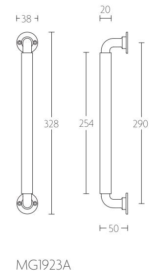 Deurgreep Timeless MG1923A Mat Nikkel/Ebbenhout