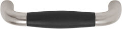 Meubelgreep Timeless MG1932-96 Mat Nikkel/Ebbenhout 96 mm