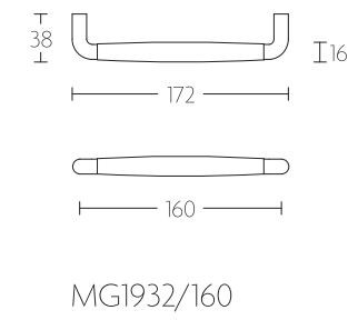 Meubelgreep Timeless MG1932-160