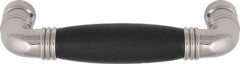 Meubelgreep Timeless MG1934-96 Mat Nikkel/Ebbenhout 96 mm
