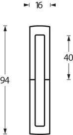 Intersteel Sierhuls stomp 40/40 messing gelakt - Afbeelding 2