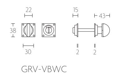 Toiletgarnituur TIMELESS GRVVBWC glans nikkel - Afbeelding 2
