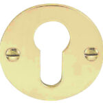 Cilinderplaatje Timeless MSY50 Messing ongelakt