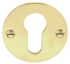 Cilinderplaatje Timeless MSY50 Messing ongelakt