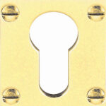 Cilinderplaatje Timeless GSYV38/45 Messing Ongelakt