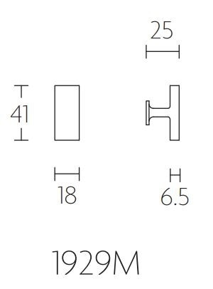Meubelknop TIMELESS 1929M messing ongelakt 41 mm - Afbeelding 2