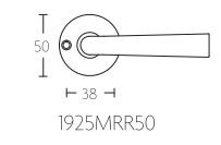 Deurklink TIMELESS 1925MRR50 glans nikkel - Afbeelding 2