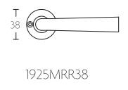 Deurklink TIMELESS 1925MRR38 mat nikkel - Afbeelding 2