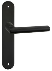 Deurkruk Redhill op schild Blind Zwart