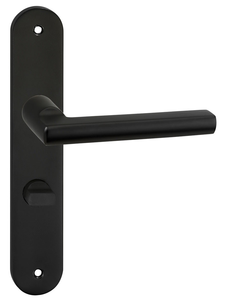 Deurkruk Redhill op schild WC63 Zwart