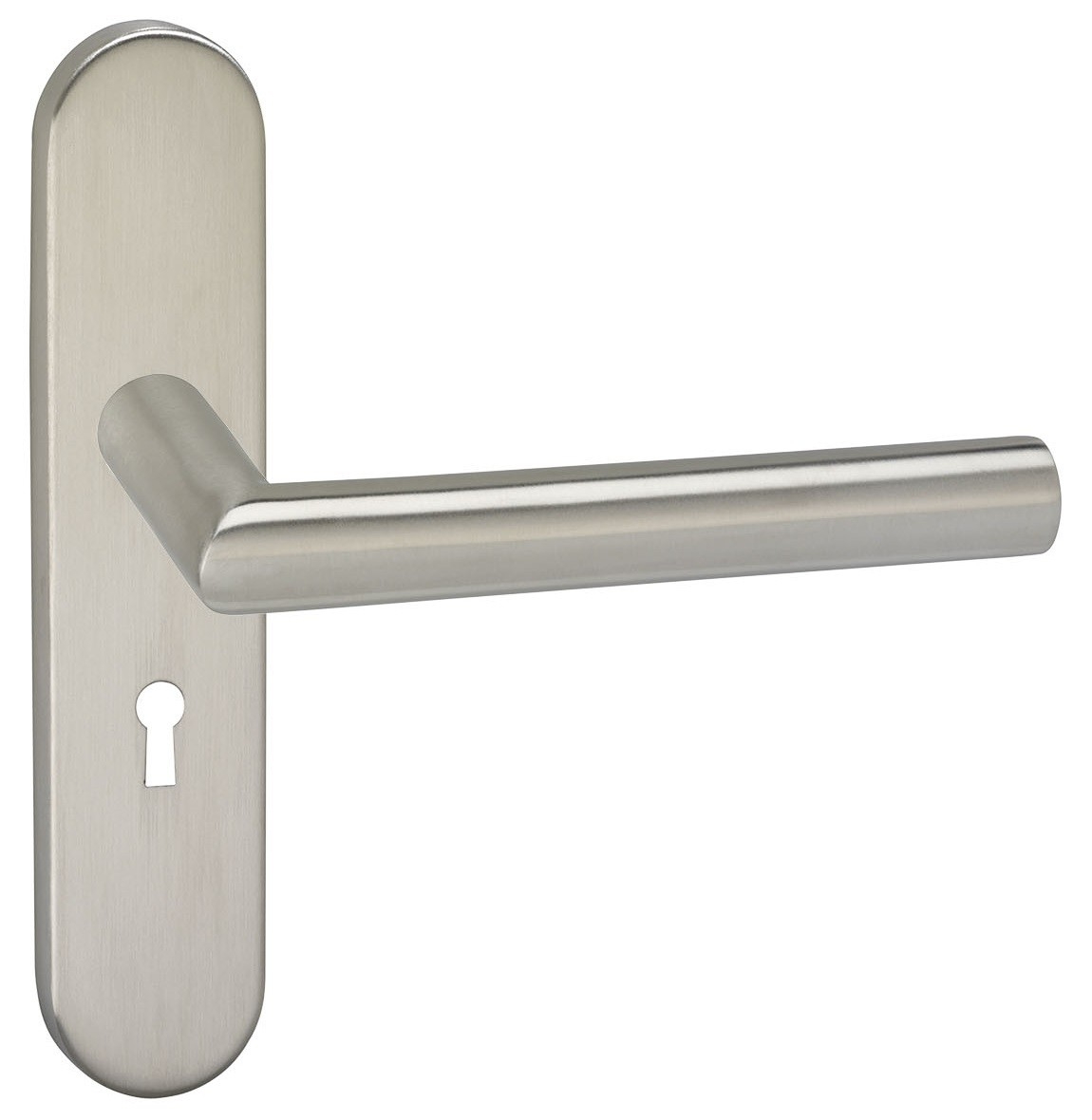 Deurkruk Harrow op schild ovaal SL56 Verdekt RVS