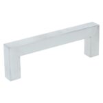 Greep recht RVS 96 mm