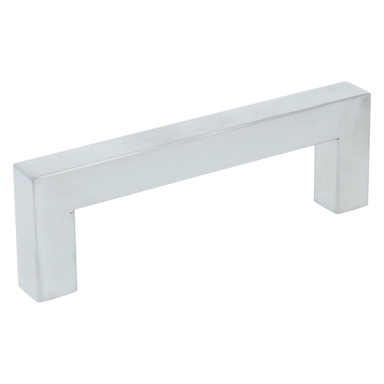 Greep recht RVS 96 mm