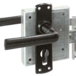 Poortslot Met Beslag zwart