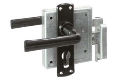 Poortslot Met Beslag zwart