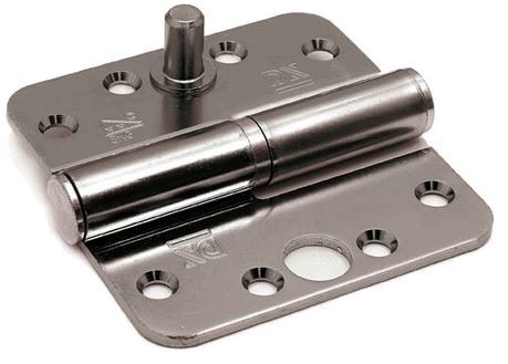 Kogelstift paumelle Ronde hoek SKG*** 89x89 mm links Staal